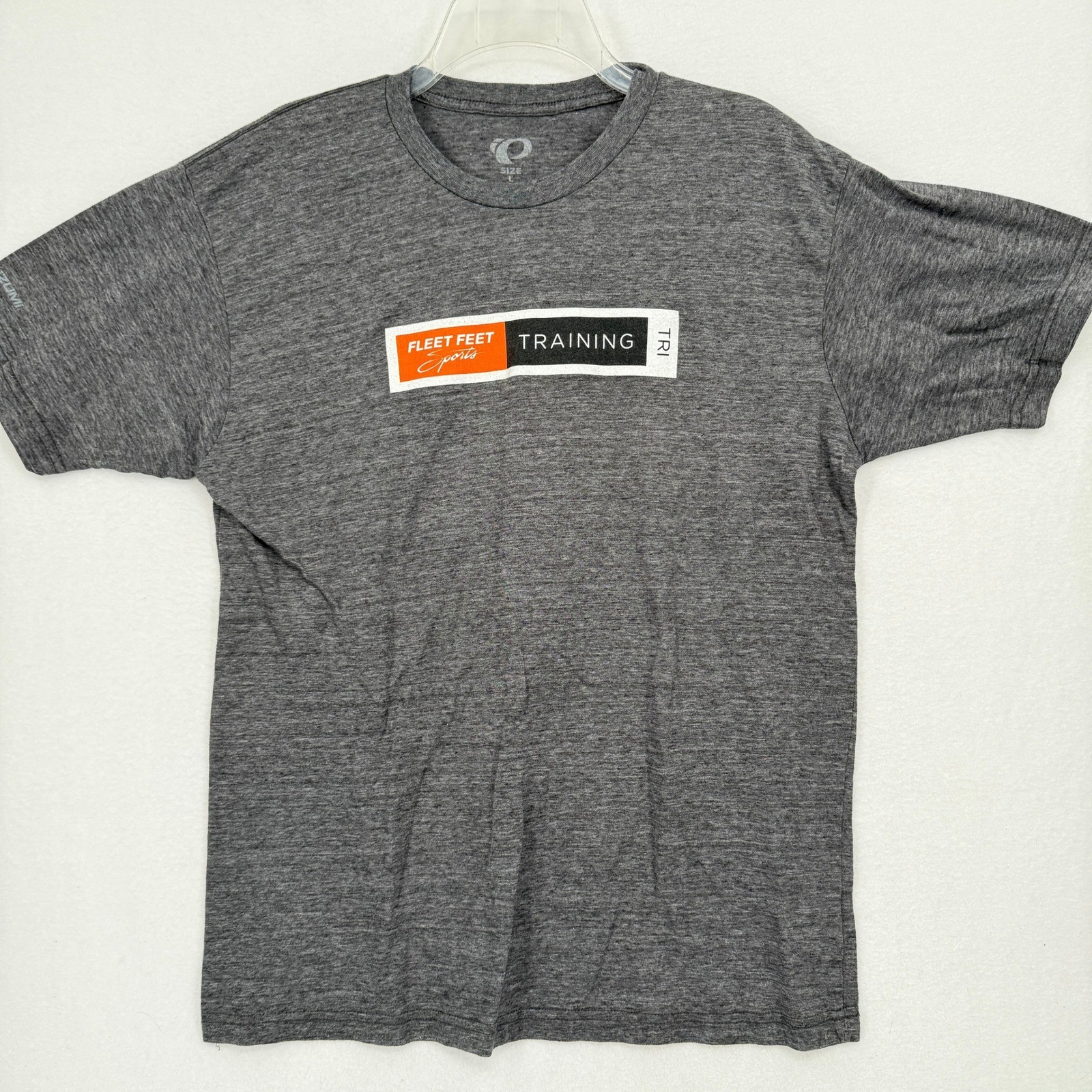 Pearl Izumi T-Shirt Mens Large Gray Fleet Feet Training Swim Bike Run Triathlon gallery
