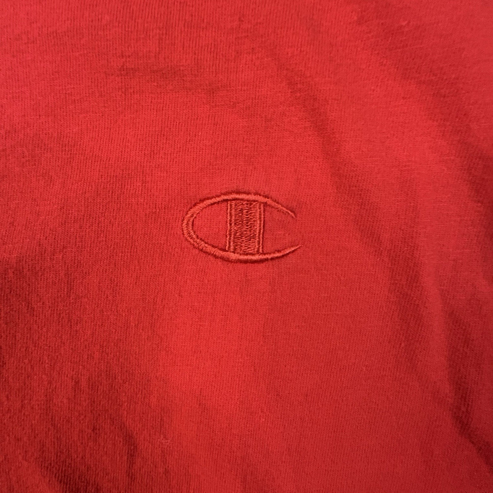 Champion Men's L Red T Shirt SEE DESCRIPTION gallery