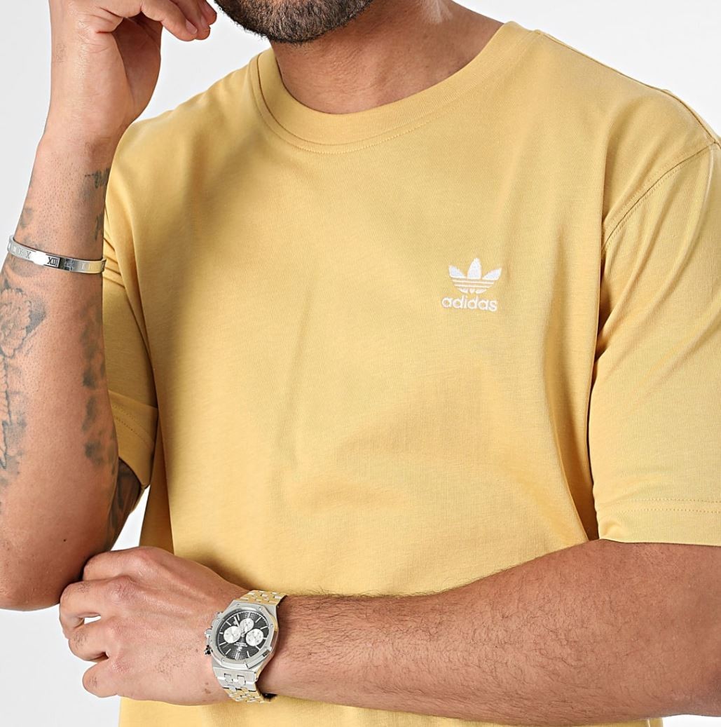 NEW MENS ADIDAS ORIGINALS ESSENTIALS TREFOIL TEE SHIRT~ SIZE LARGE #IR9695