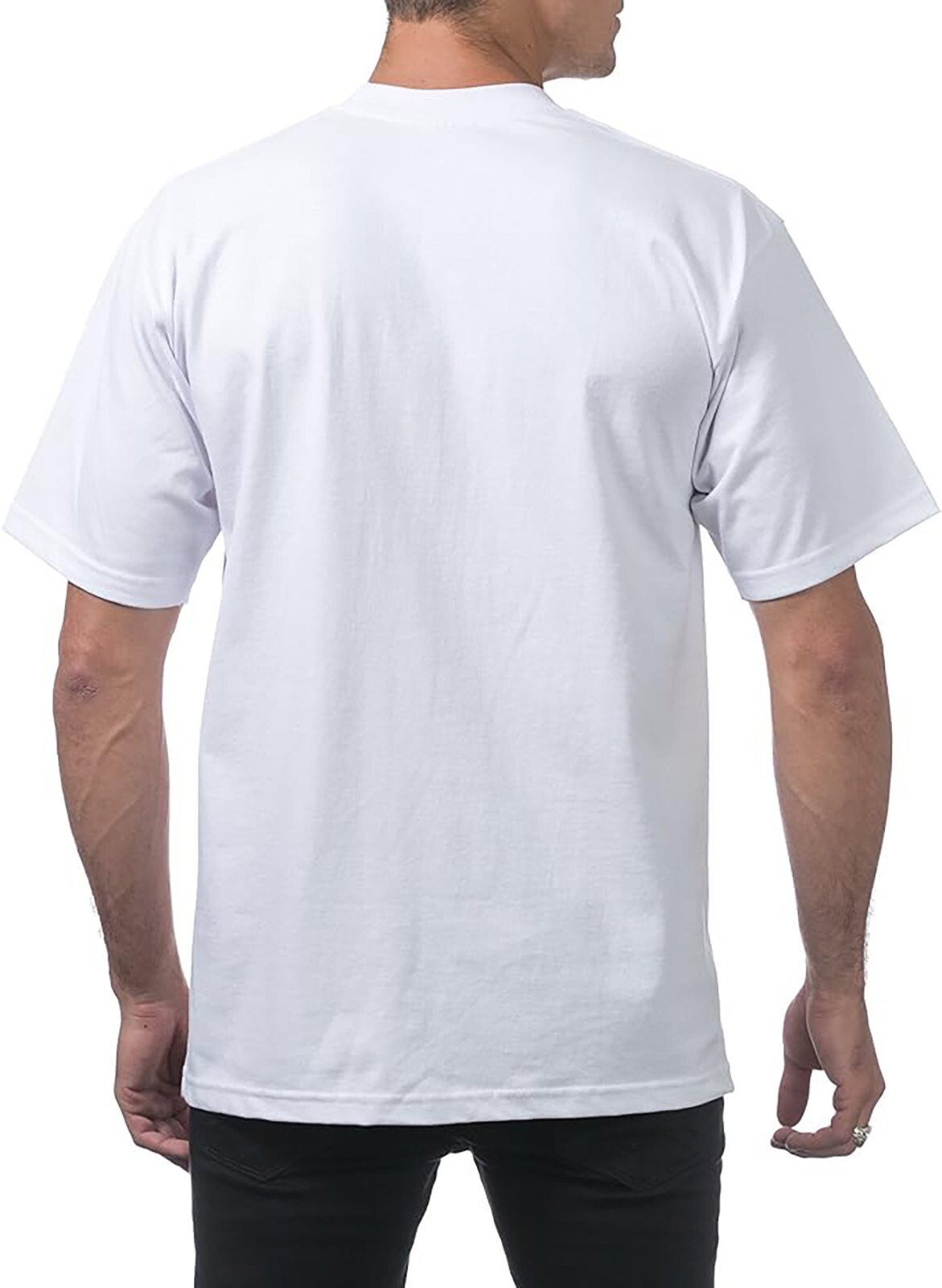 Pro Club Men's 6-Pack Heavyweight Cotton Short Sleeve Crew Neck T-Shirt gallery