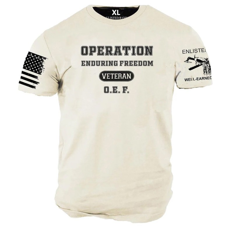 OPERATION ENDURING FREEDOM, O.E.F. , Enlisted Ranks, Apparel with Attitude