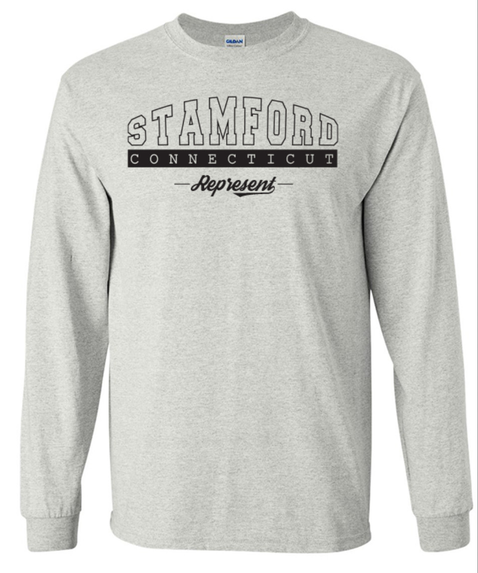 Stamford Connecticut State T-Shirt Long Sleeve Graphic Tees Unisex Apparel Text gallery