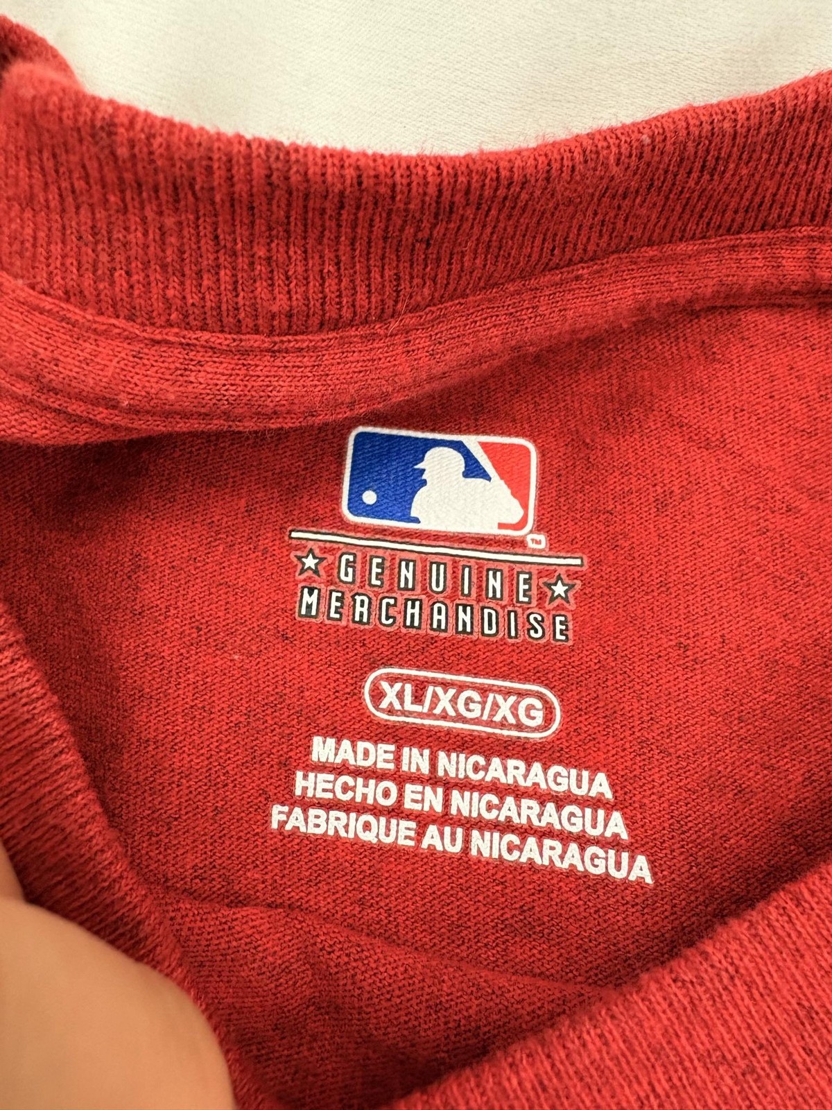 Cincinnati Reds Shirt Mens XL Red Baseball Tee T-Shirt Genuine Merchandise MLB gallery