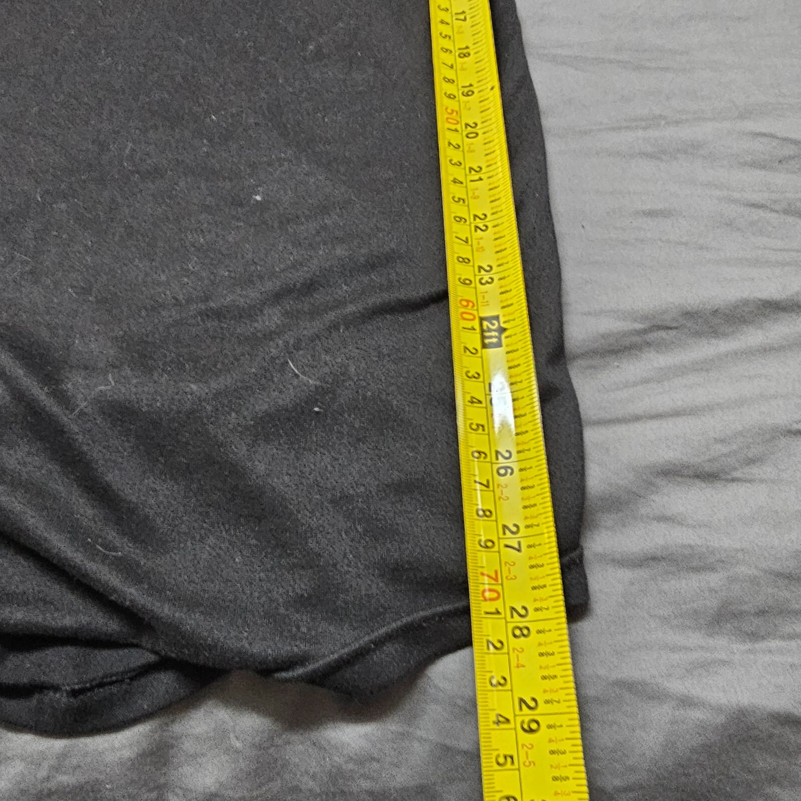 Men's Plain Black Stretch T-Shirt Size Medium Lightweight Crew Neck Unbranded gallery