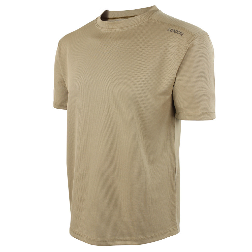 CONDOR MAXFORT QUICK DRYING UNDER ARMOUR SHIRT WORKOUT UNDERSHIRT – COYOTE TAN