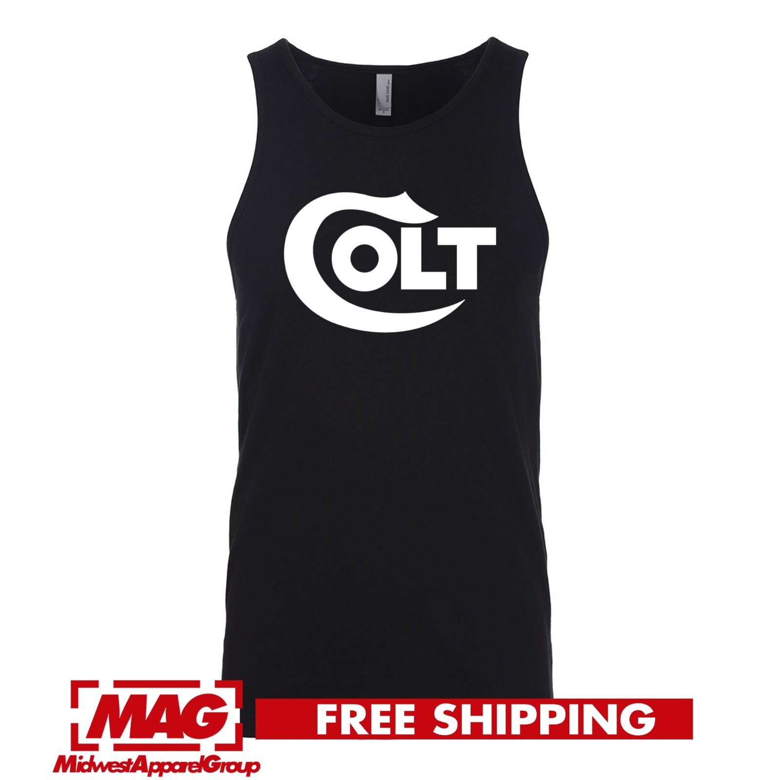 COLT BLACK TANK TOP Military Shirt Tee Weapon Gun Rifle Pistol 2nd Firearms Hand gallery