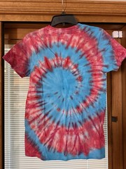 Goodfellow & Co Men’s S Blue Red White Tie-Dye Short Sleeve Crew Neck Tee
