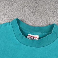 Vtg Sof Tee By Tee Jays Medium Single Stitch Shirt Cheers Boston Massachusetts