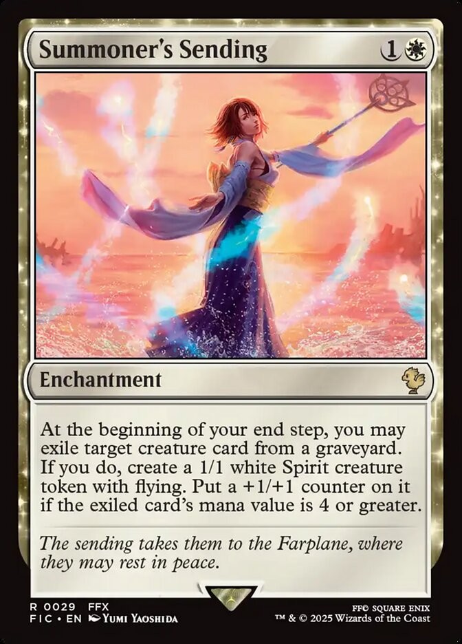 Summoner’s Sending 29 R Normal FIC MTG NM