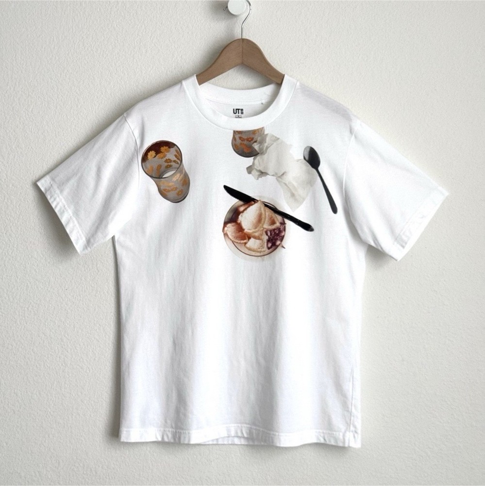 Uniqlo UT Archive x MoMA Stephen Shore Hob Nob Graphic T-Shirt White M Cotton