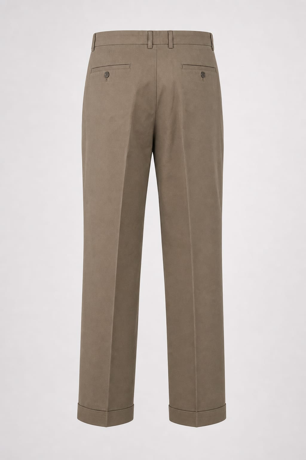 Vintage Yuppie 2000s Khaki Cotton Trousers Unisex Casual Medium gallery