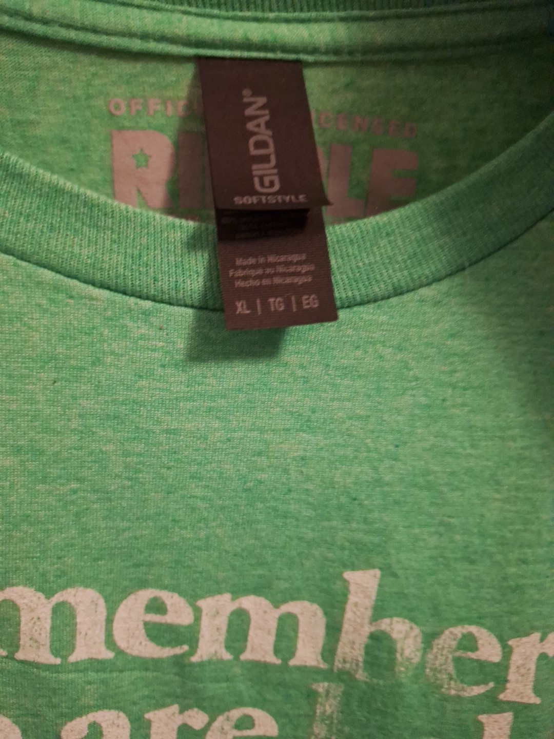 GUC - XL - Light Green - Smokey The Bear - T-Shirt gallery