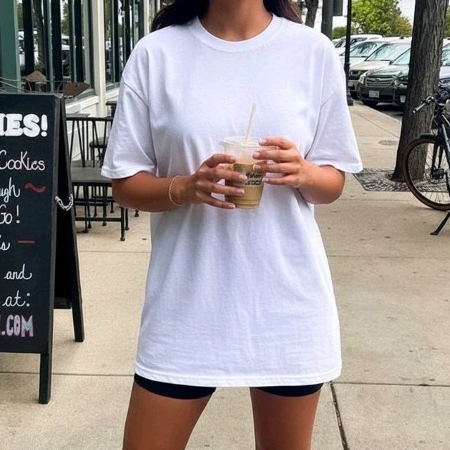 Retro Cartoon Coffee Back Print Cotton Women Cute Funny Caffeine T-Shirts gallery