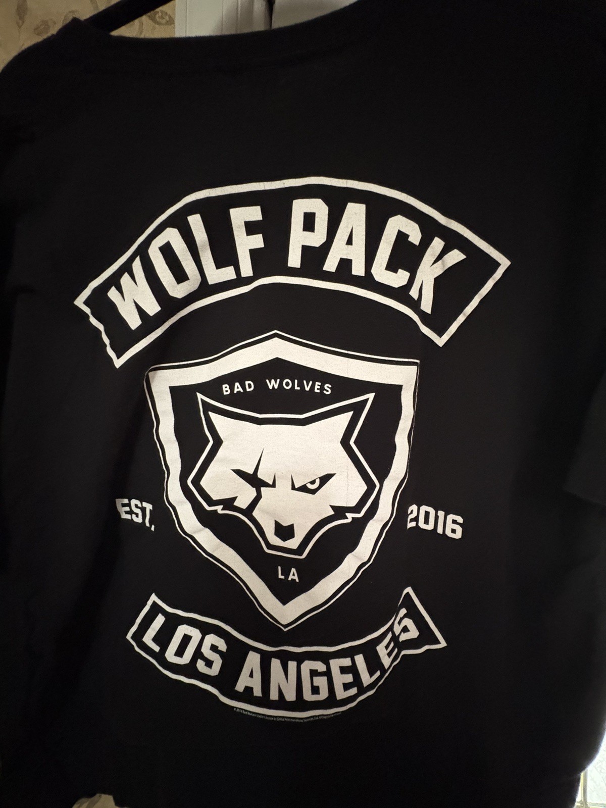 Bad Wolves N.A.T.I.O.N. 2019 tour issued shirt 2X gallery