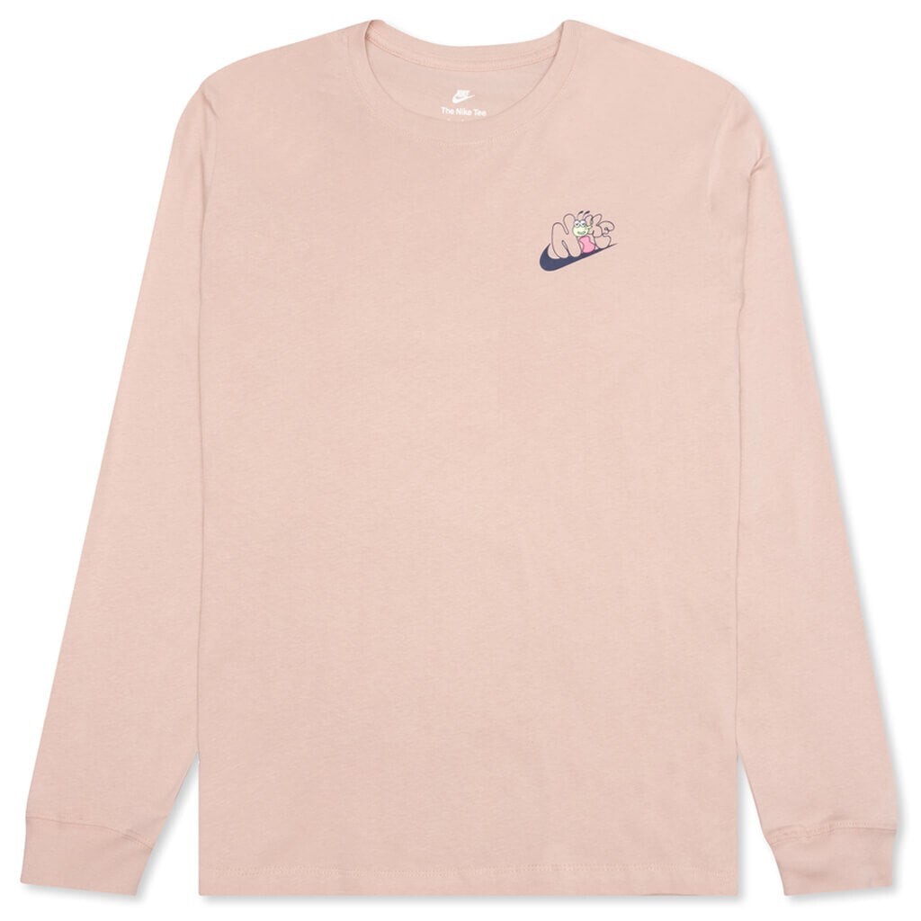 Nike Sportswear NSW Nike Day Black Light Men’s Long Sleeve T-Shirt Pink Oxford
