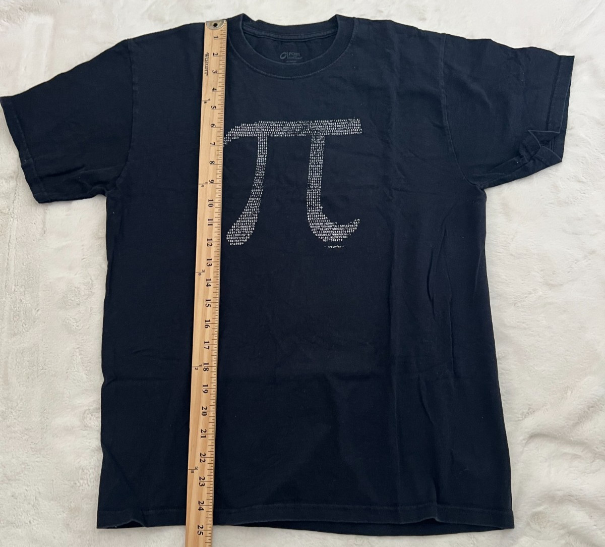 Port And Company Pi Symbol T Shirt Mens Medium Black Math Graphic Tee Cotton gallery