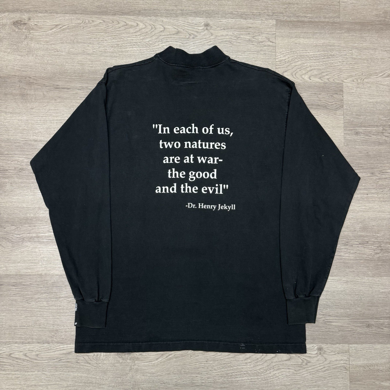 Vintage 1990s Jekyll and Hyde Turtleneck Longsleeve XL gallery