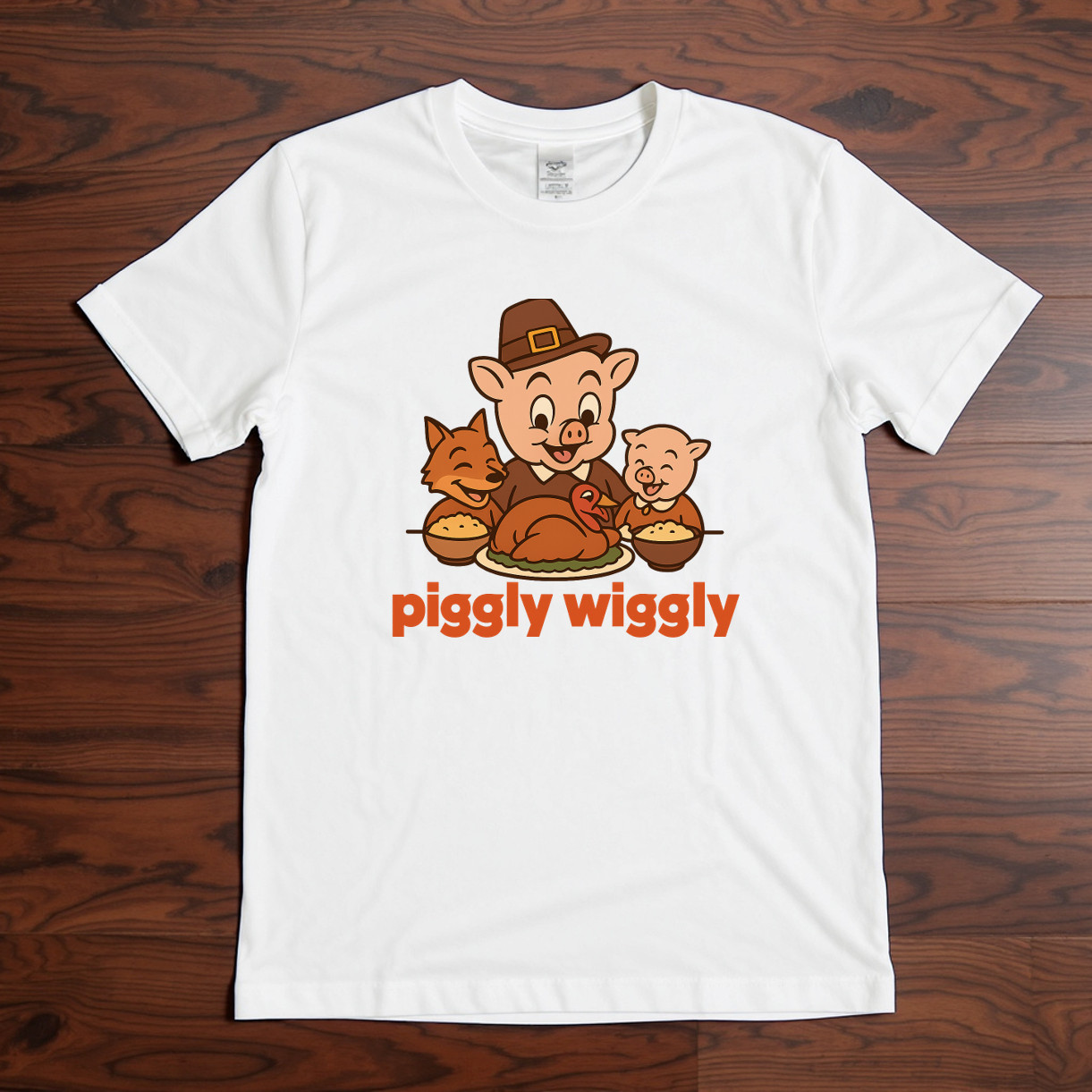 Piggly Wiggly Thanksgiving Dinner T-Shirt – Retro Holiday Design gallery