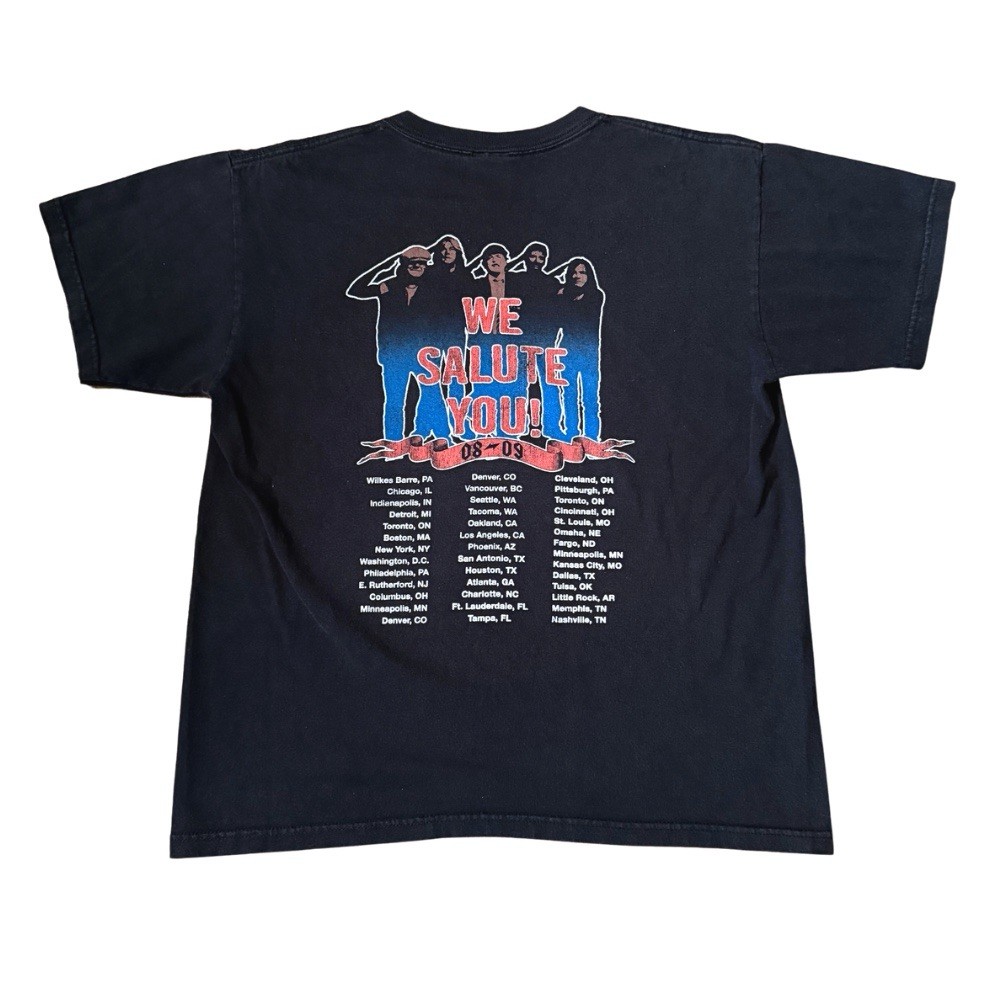 Y2K AC/DC “We Salute You” 2008-09 Tour T Shirt size Small gallery