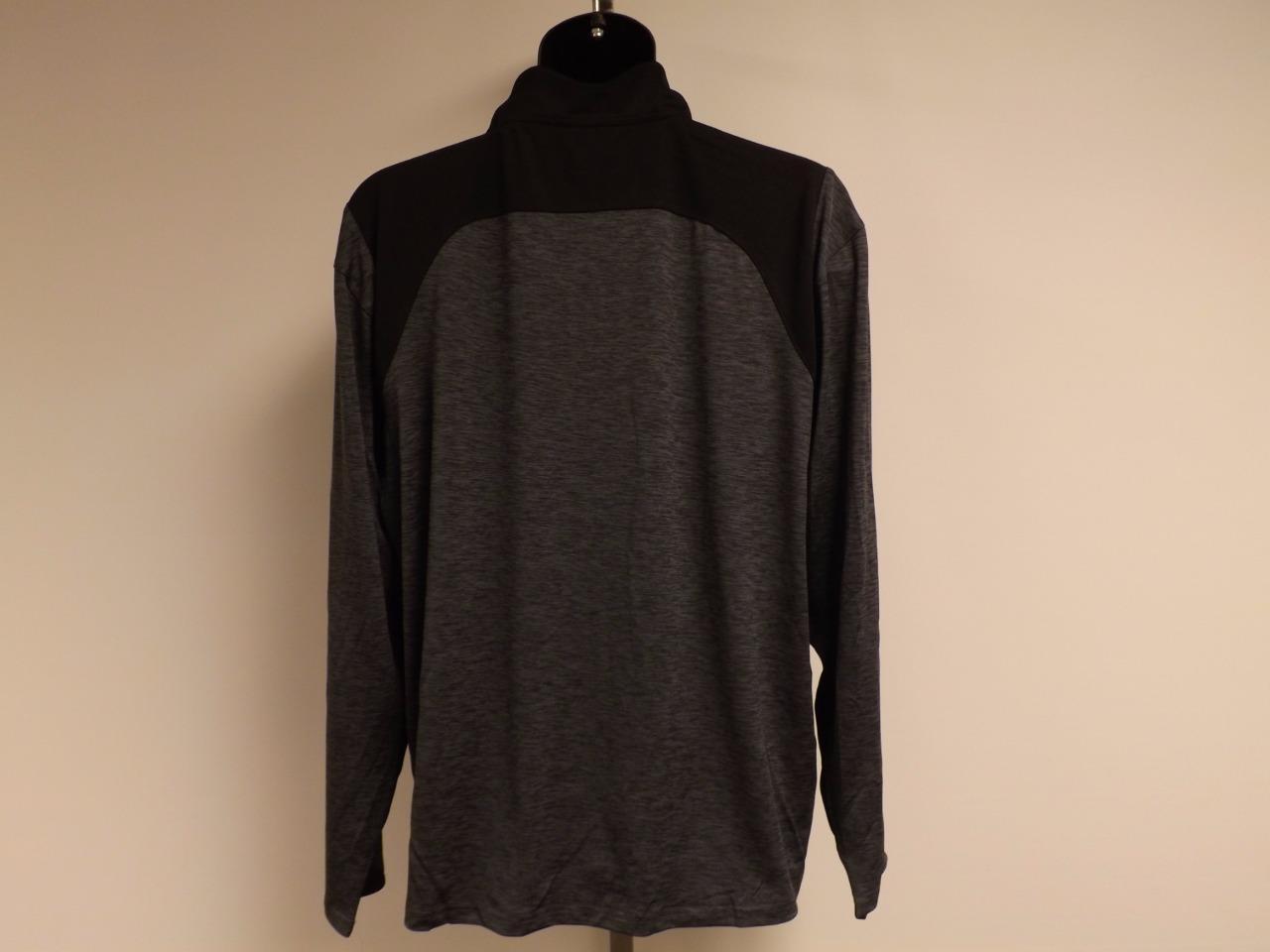 New Newport Rhode Island Adult Large L Grey/Black 1/4 Zip Performance Shirt gallery