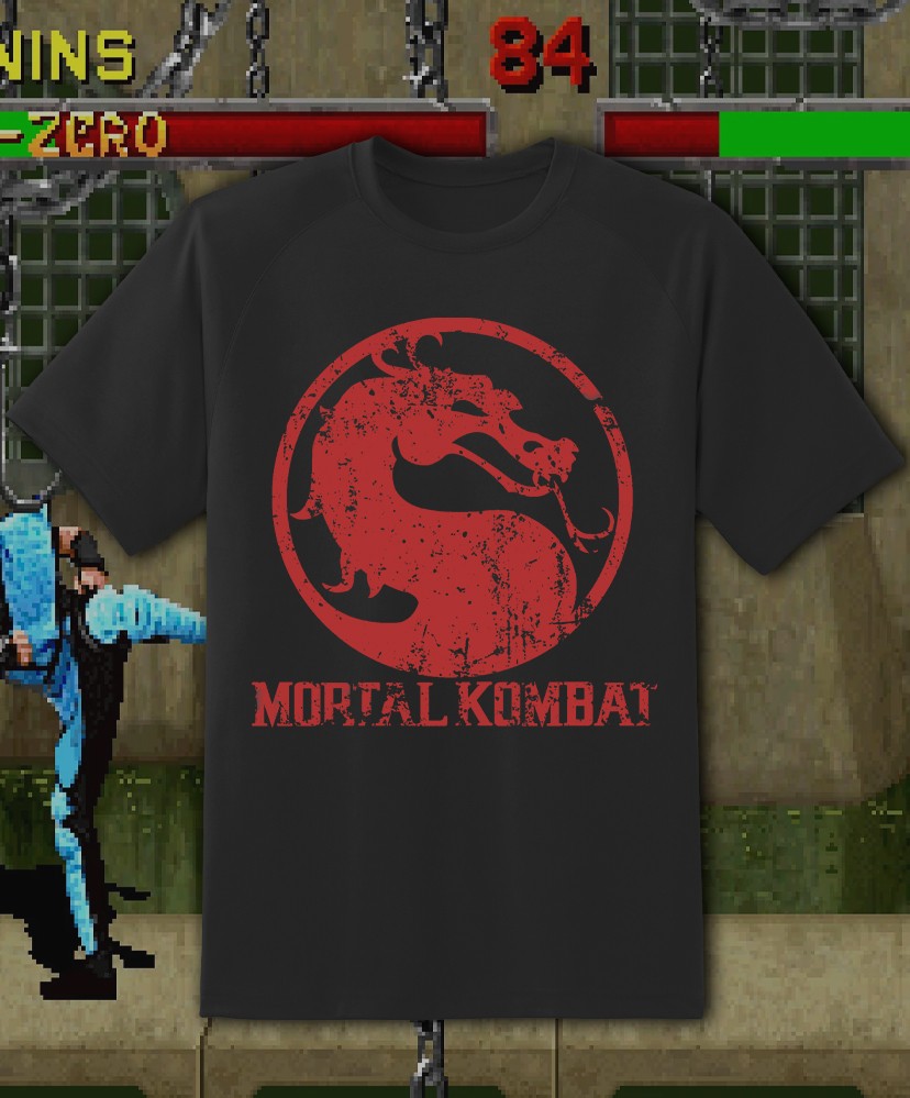 Mortal Kombat Classic Logo Shirt Adult & Youth sizes up to 6XL Fast Ship!! gallery