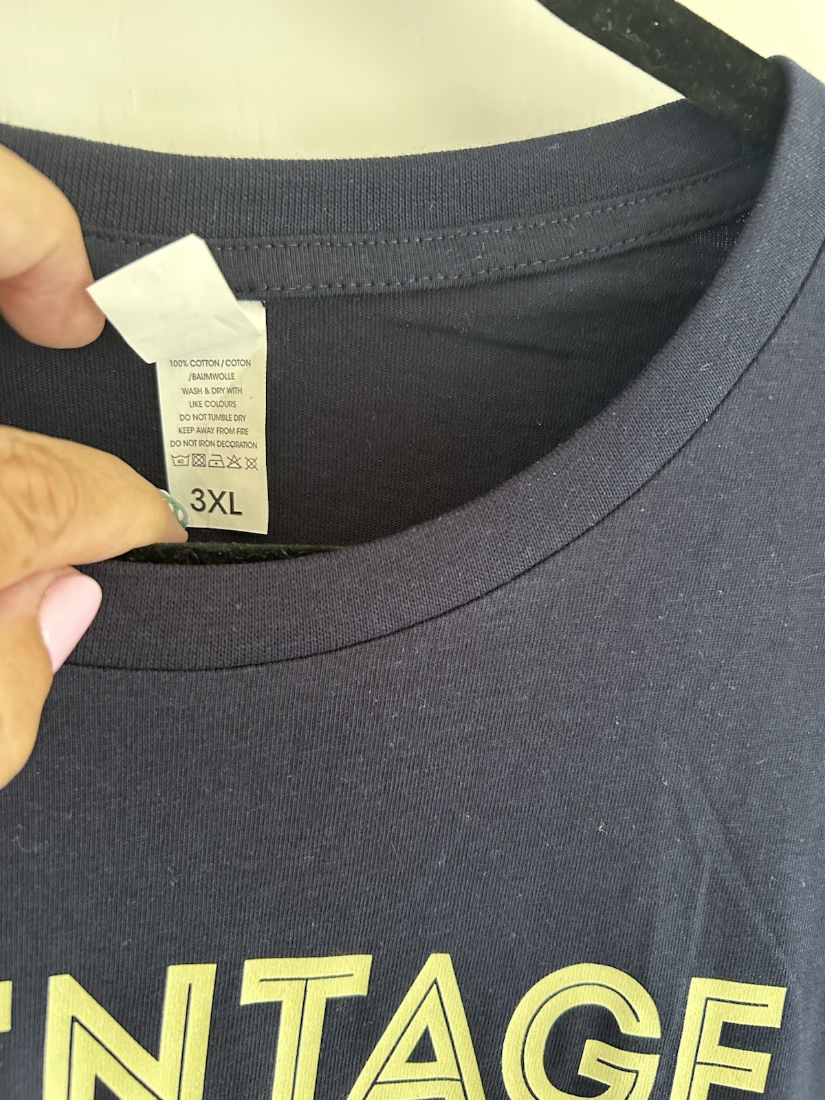 UNEEK UNISEX T SHIRT NAVY ‘VINTAGE 1955’ LOGO SIZE 3XL SHORT SLEEVE gallery