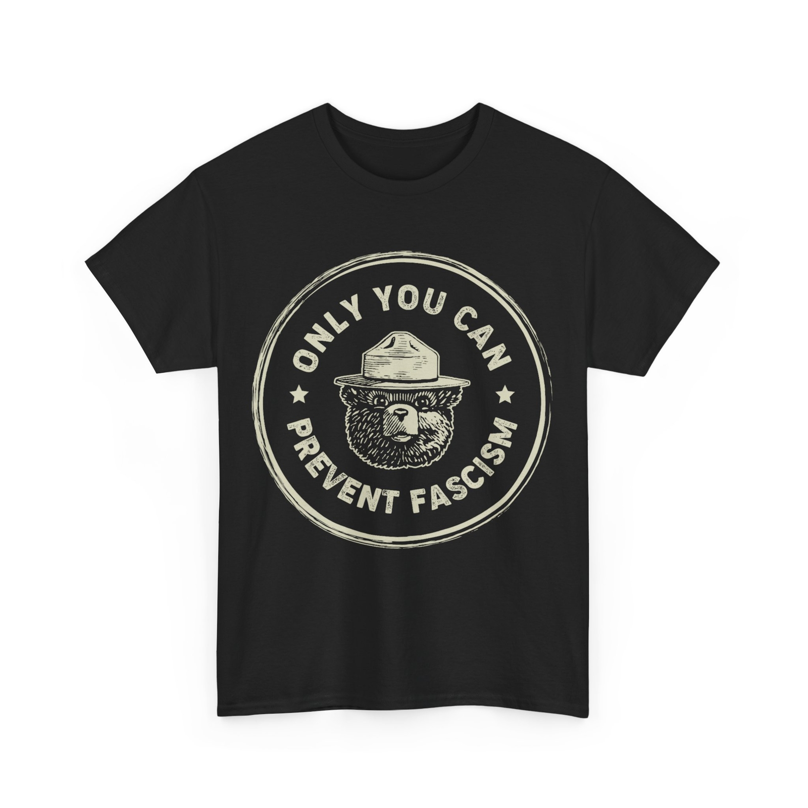 Smokey The Resist Bear T-shirt, Only You Can Prevent Fascism Bear T-shirt