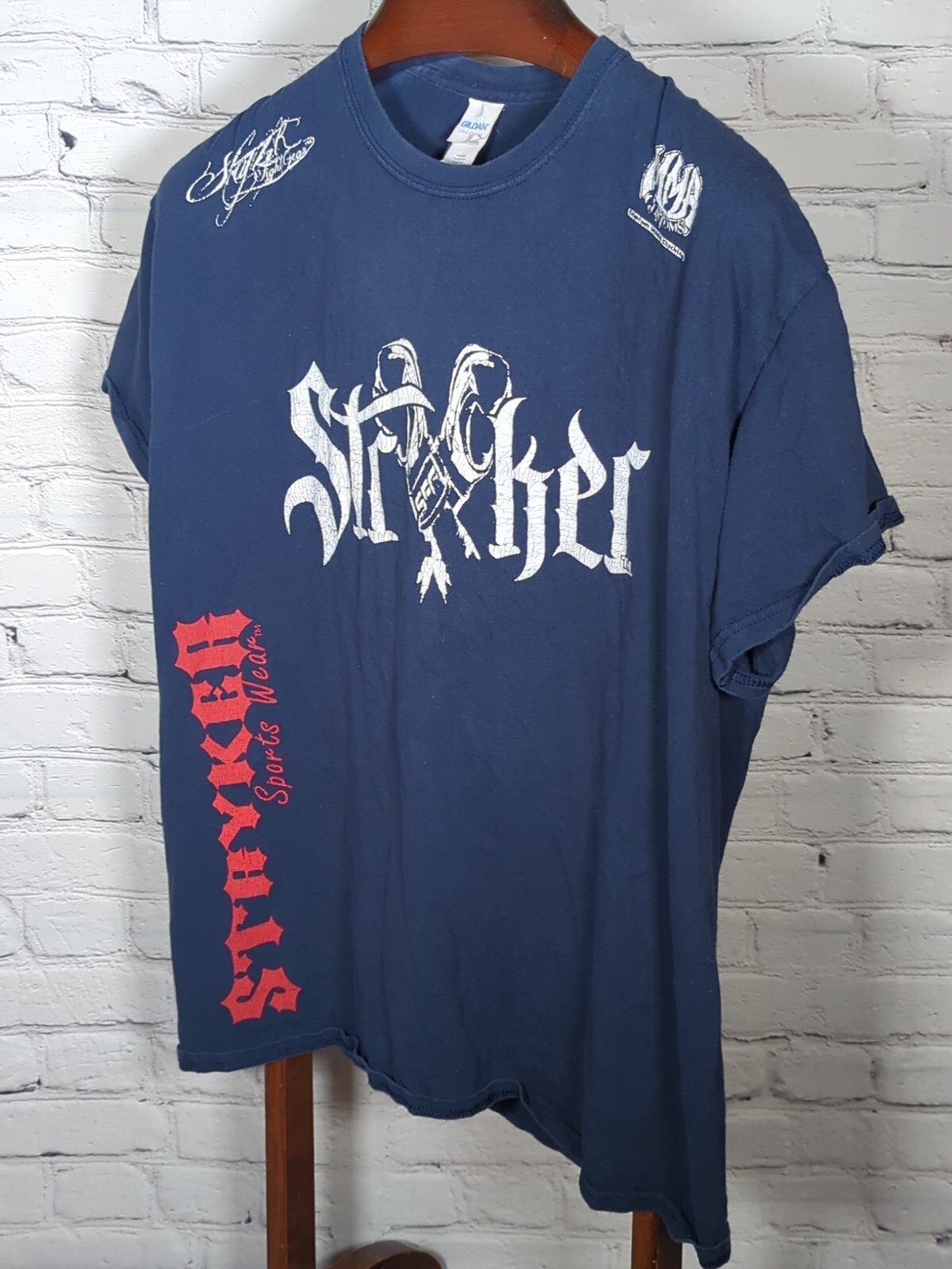 Men’s MMA Stryker Fight Gear Brazilian Ju-Jitsu Graphic T Shirt XL RARE EUC gallery
