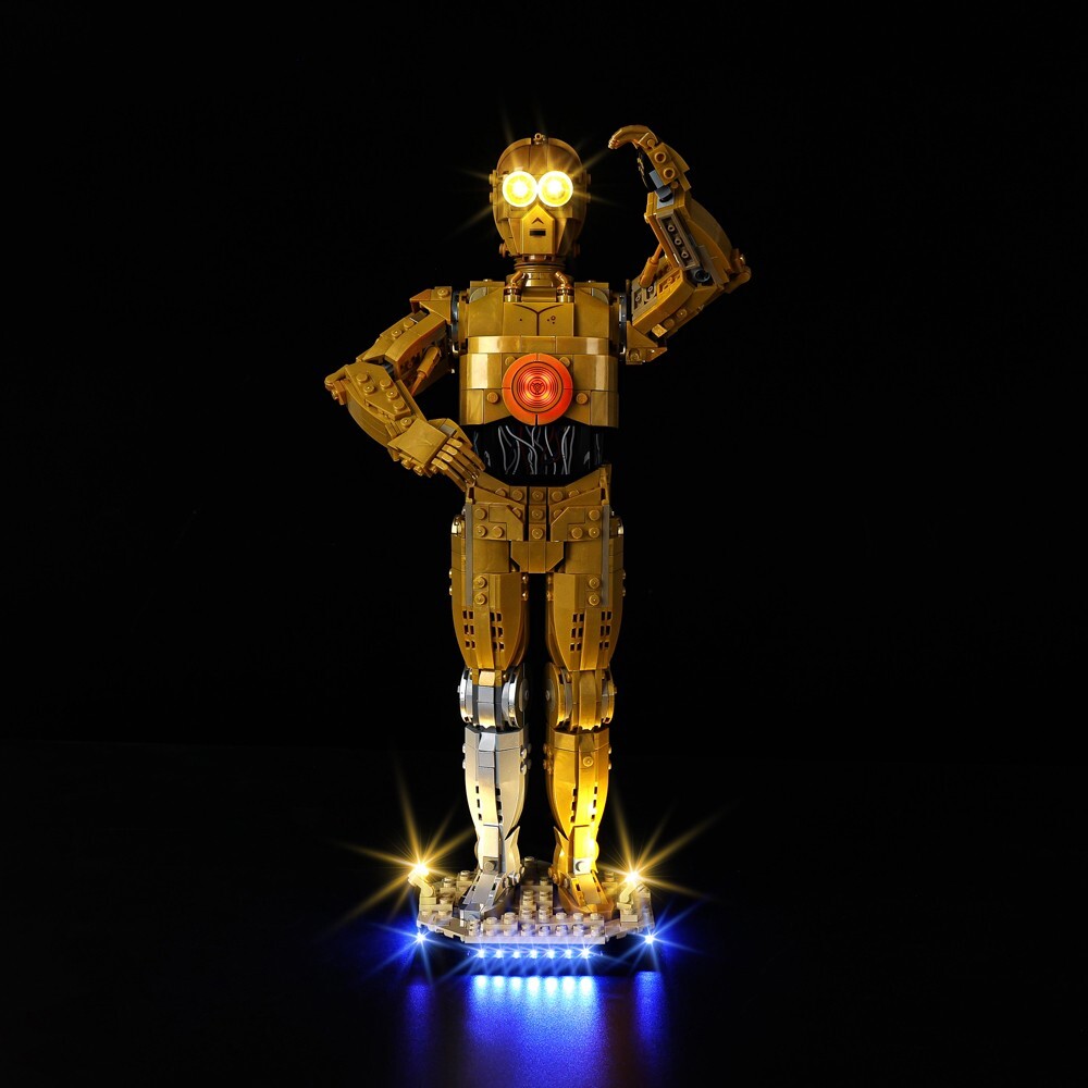 LED Light Kit for C-3PO – Compatible with LEGO® 75398