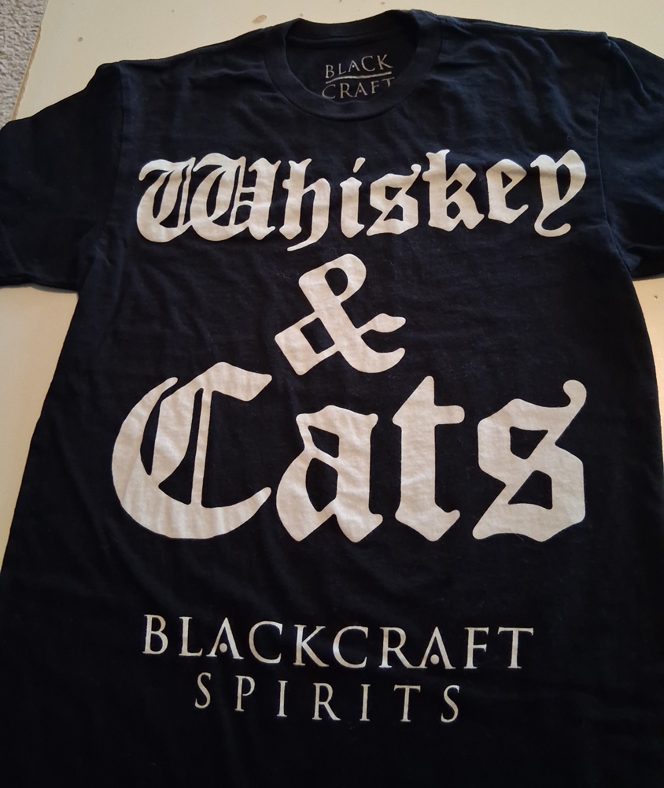 Blackcraft Spirits Whiskey & Cats XS Tee Shirt - Black Craft Cult gallery