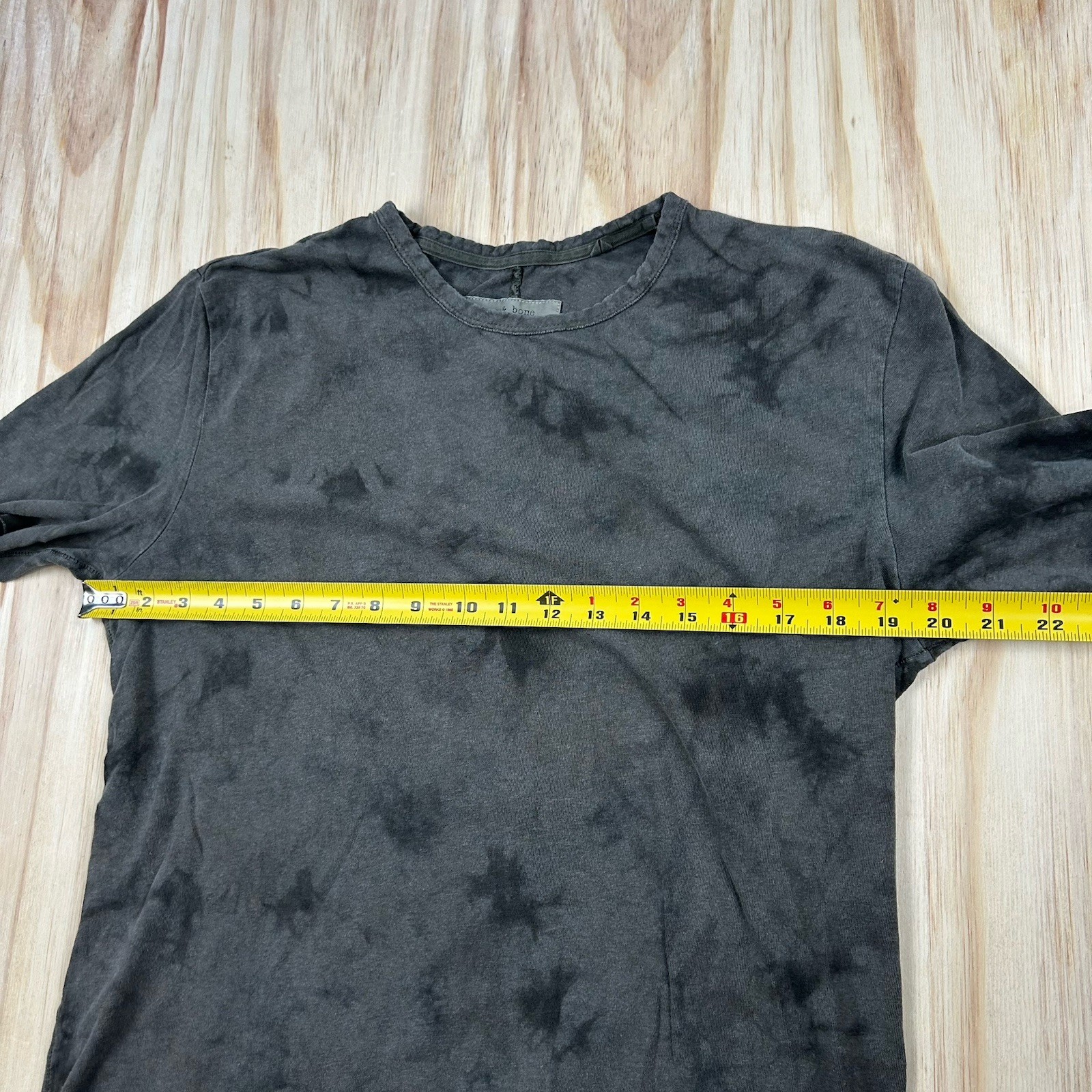 Rag & Bone Haydon Mens T Shirt Linen Blend Tie Dye Short Sleeve gallery