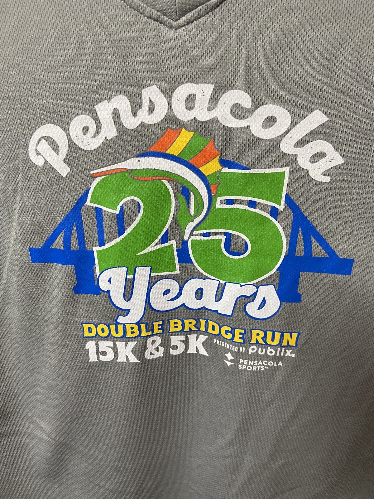 Pensacola Florida 25 Years Double Bridge Run Long Sleeve T-Shirt XL gallery