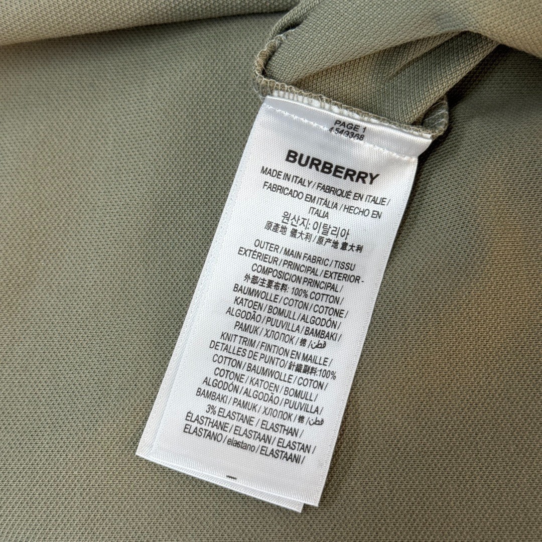 BUR*BERRY Men's Light Green Short-Sleeve Collared Polo Shirt XL gallery