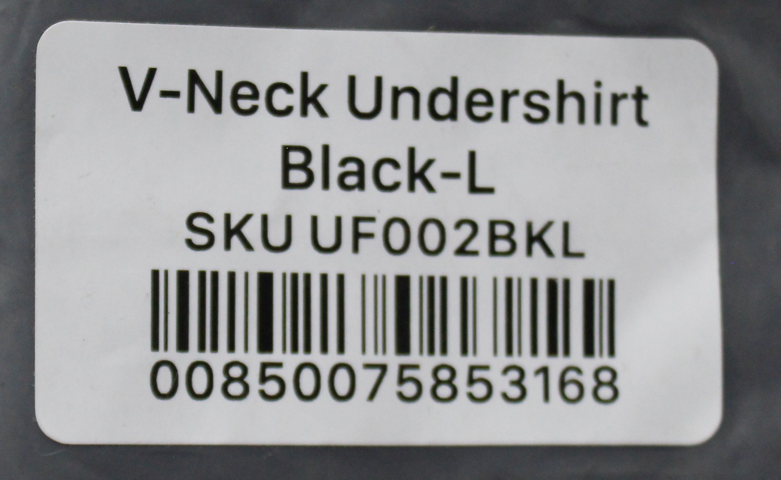 Underfit Men's Soft Anti-Odor V-Neck Undershirt DH3 Black Large NWT gallery