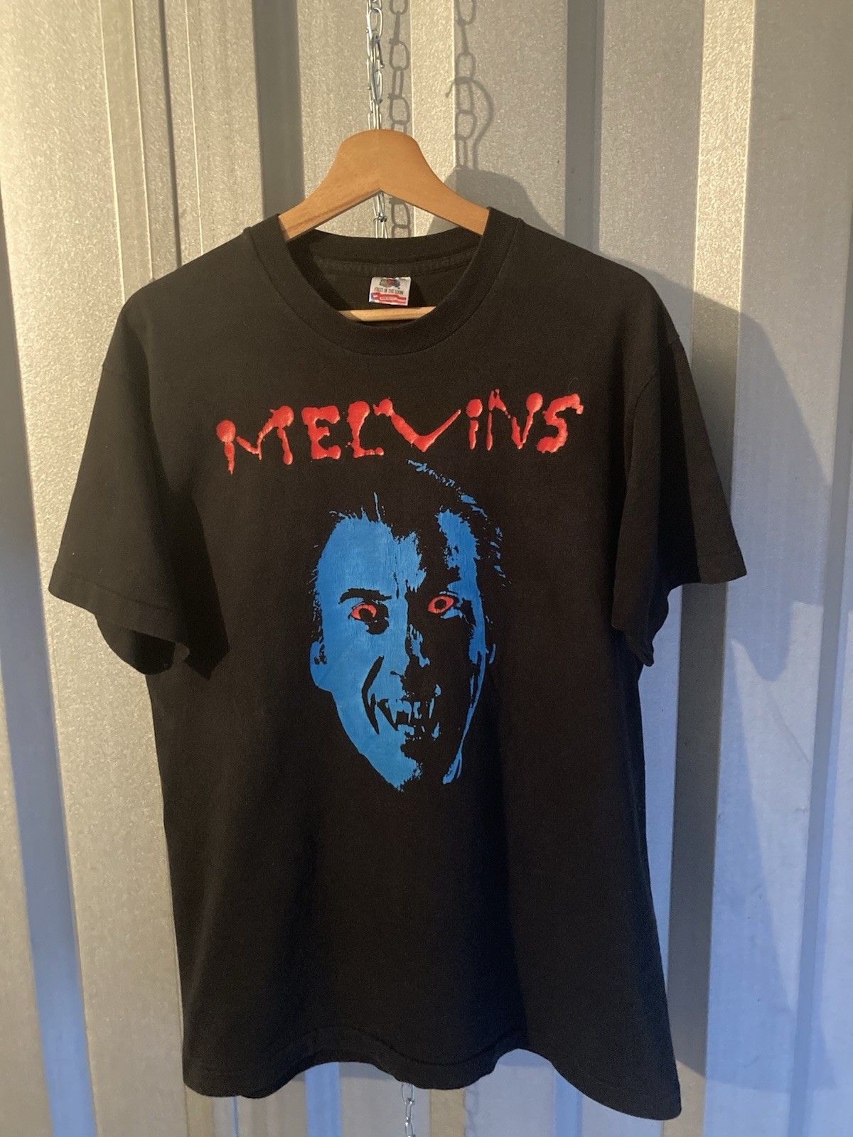 1990 Melvin’s Christopher Lee Dracula Grunge Sludge Metal band Tee large Vintage gallery