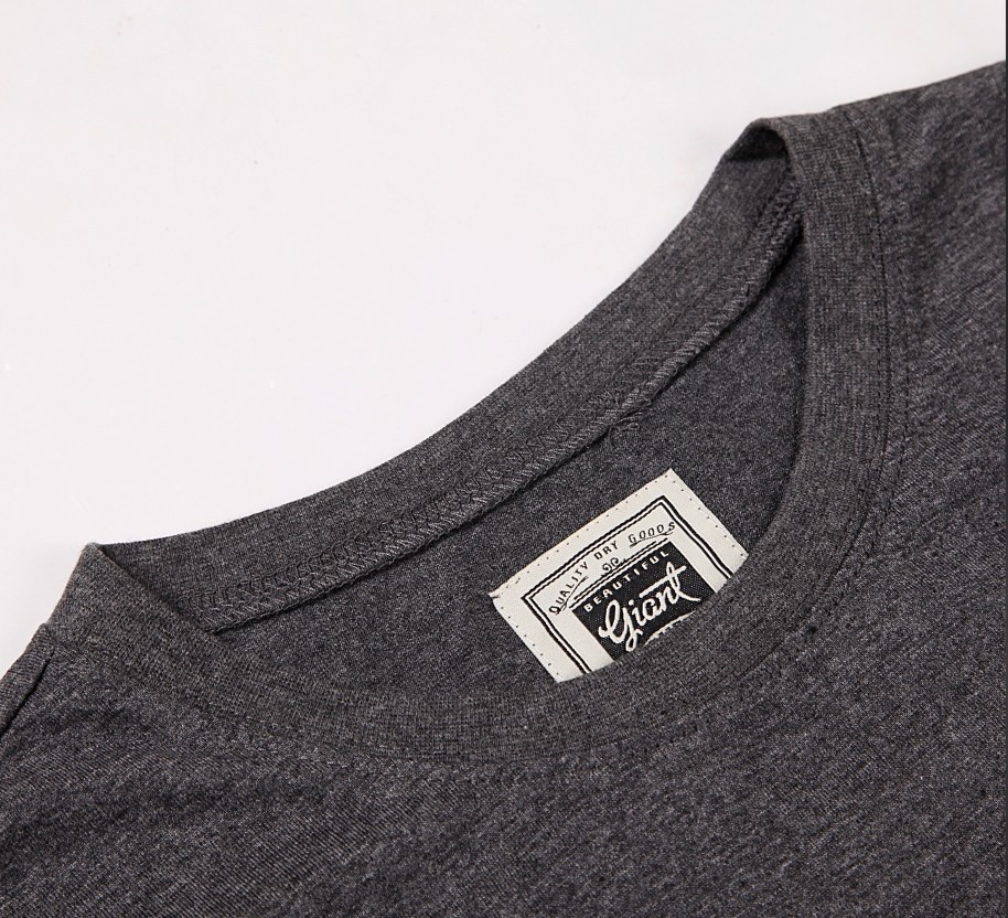 Premium Cotton Men's Pocket Tee Anti-Shrink Solid Color Crew Neck Everyday Wear gallery