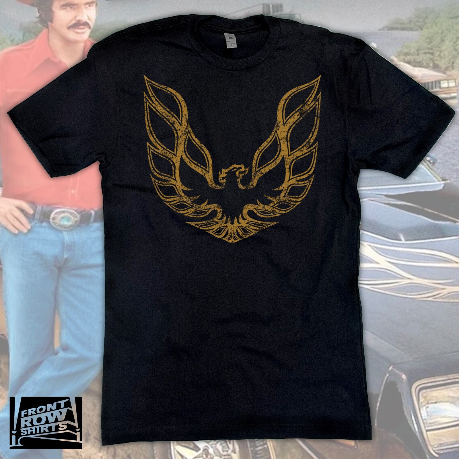 SMOKEY AND THE BANDIT ***PONTIAC FIREBIRD TRANS AM*** DISTRESSED T-SHIRT gallery