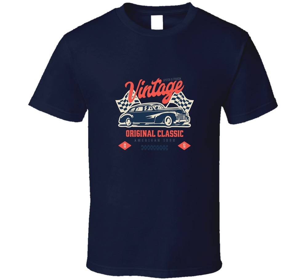 Vintage Car Graphic T Shirt gallery