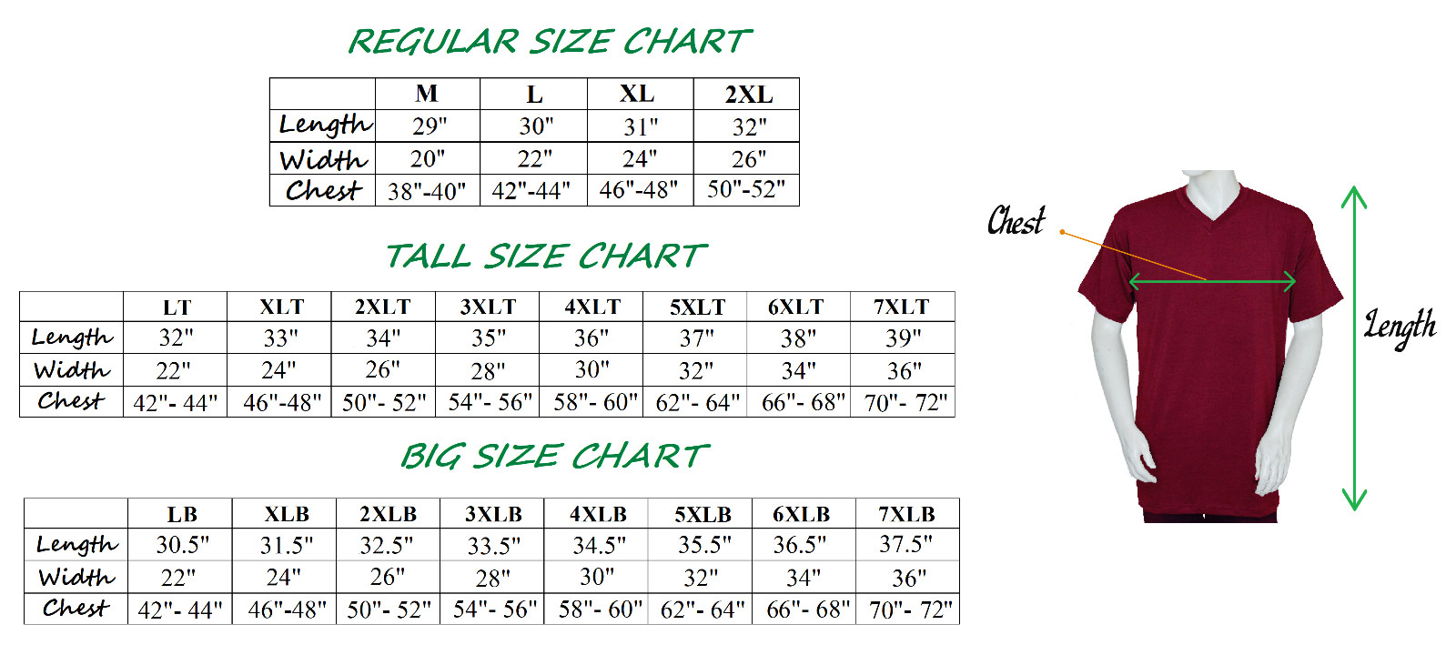 Styllion Mens Shirts Big and Tall V Neck - Short Sleeve - Heavy Weight - VSS gallery