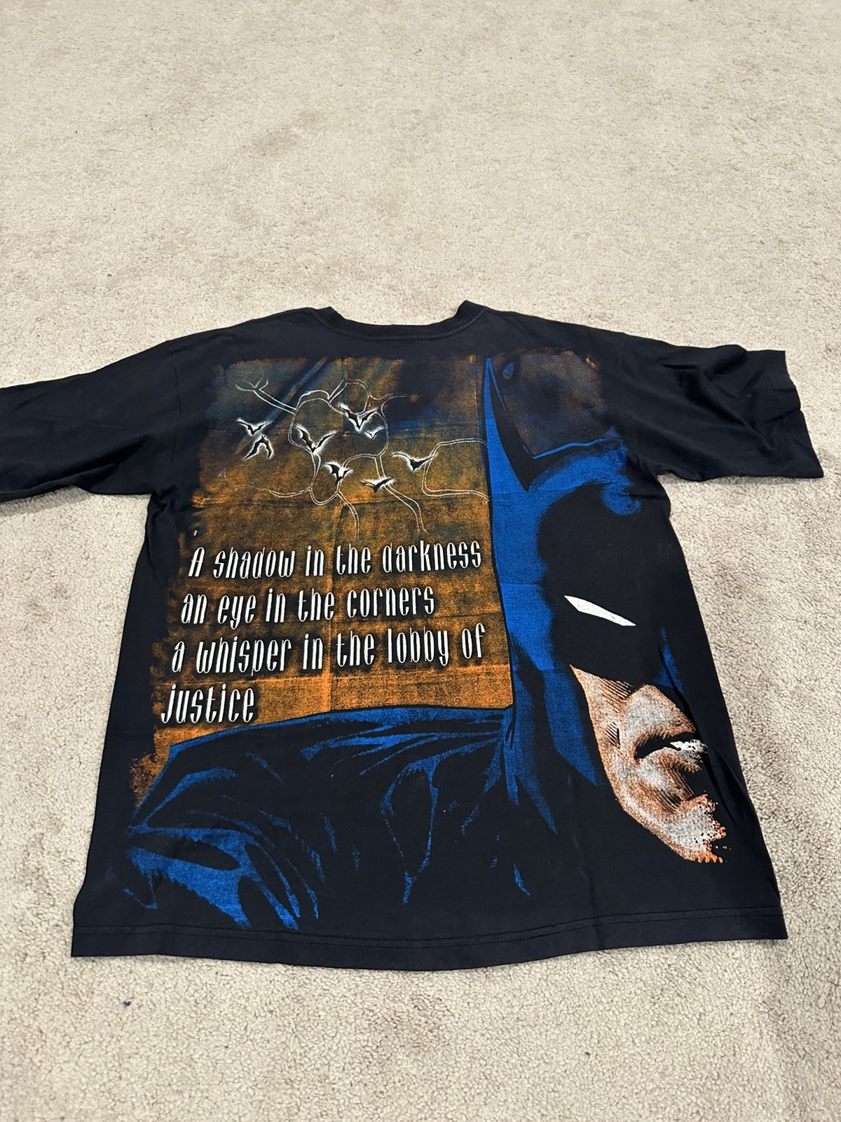 90s Vintage Resurrection BATMAN Mens XL Peyote Mexican Bootleg gallery