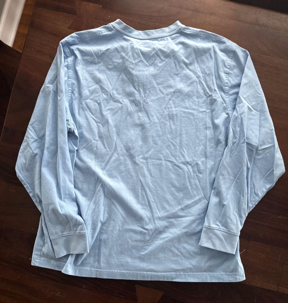 L.L. Bean Men's Carefree Unshrinkable Tee - Size Large - Lake Blue gallery
