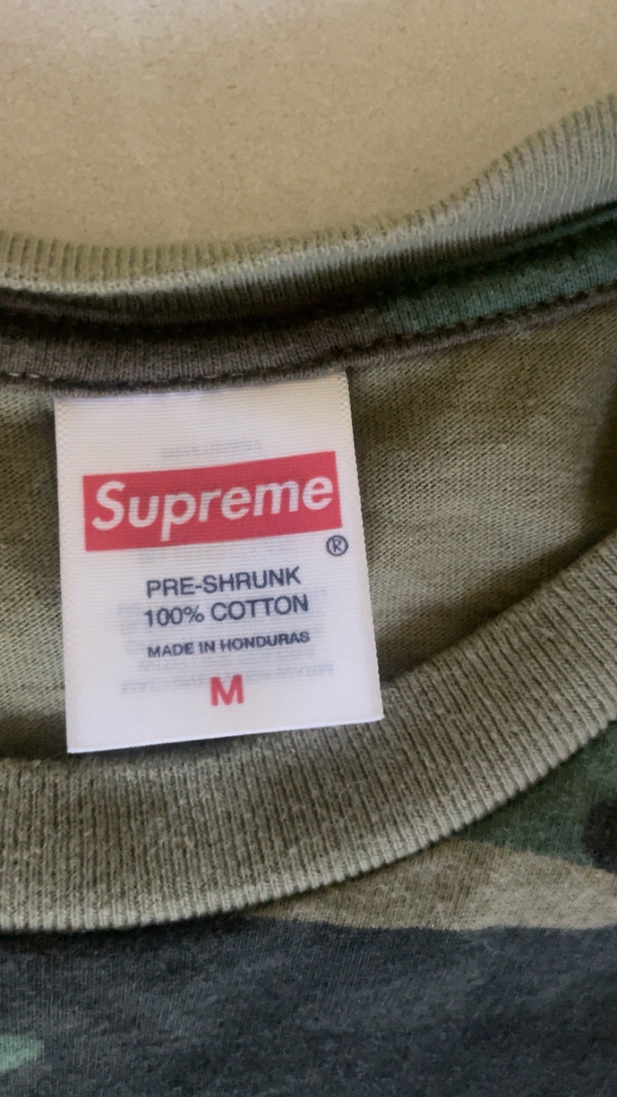 Playboi Carti X Supreme FW25 Camo T Shirt Size Medium gallery
