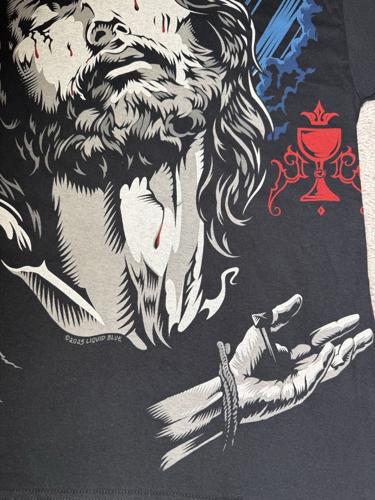 Liquid Blue Ascension Tee XL Limited Edition Archive Proof COA Jesus Rare gallery