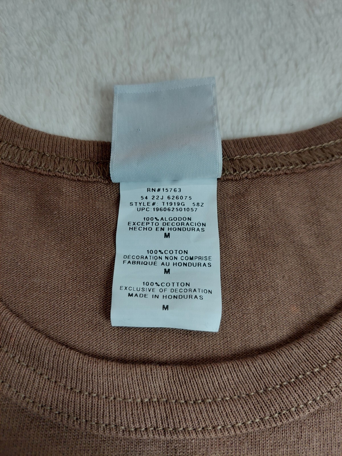 CHAMPION T-Shirt Men's Size Medium Cactus Rainbow Graphic Brown Embroidered Logo gallery