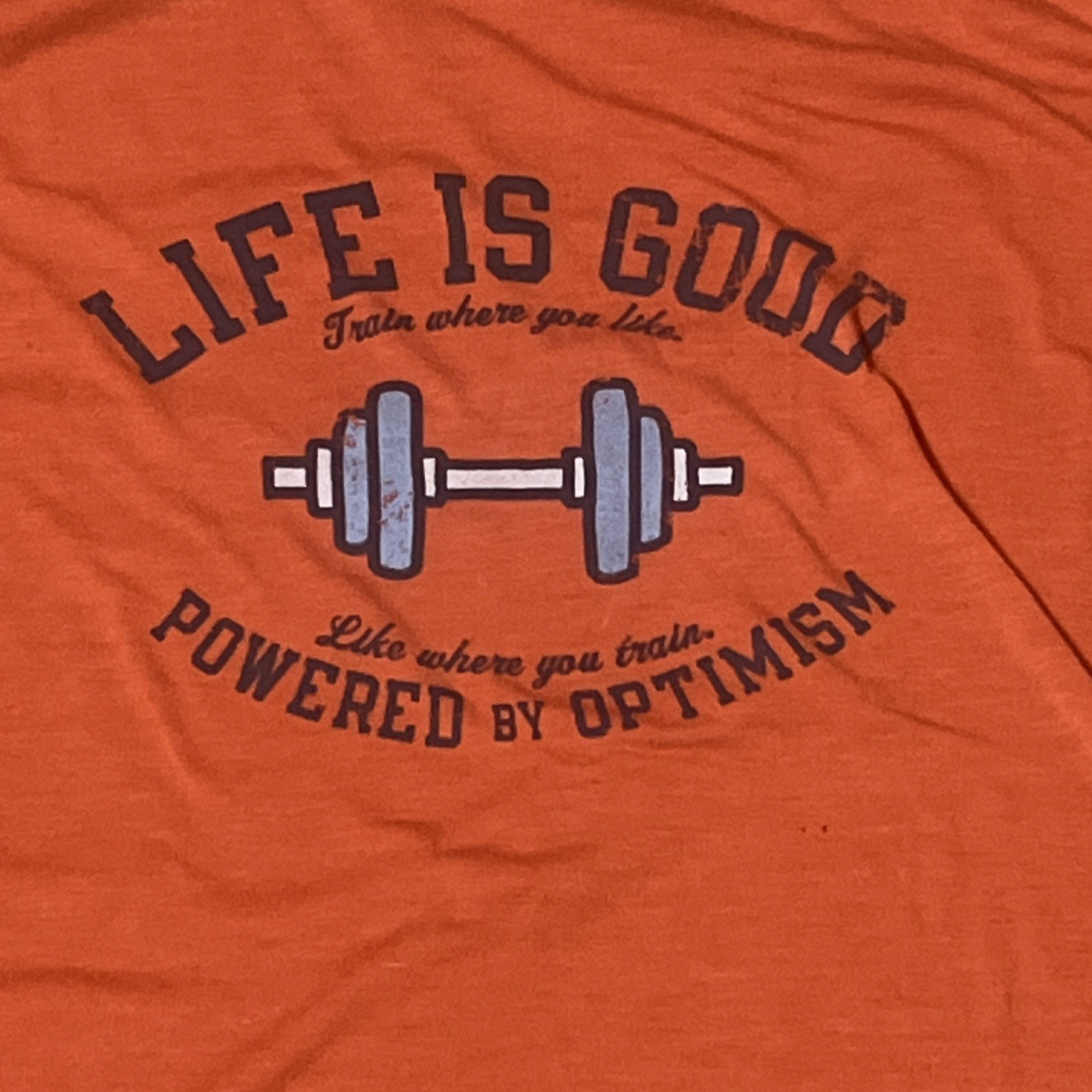 Good Move by Life is Good Men's XXL Powered by Optimism Semi Fitted T-shirt gallery