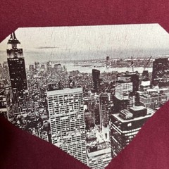 Diamond Tshirt Men’s Large Red Maroon Skate Y2k Retro Outdoor Casual