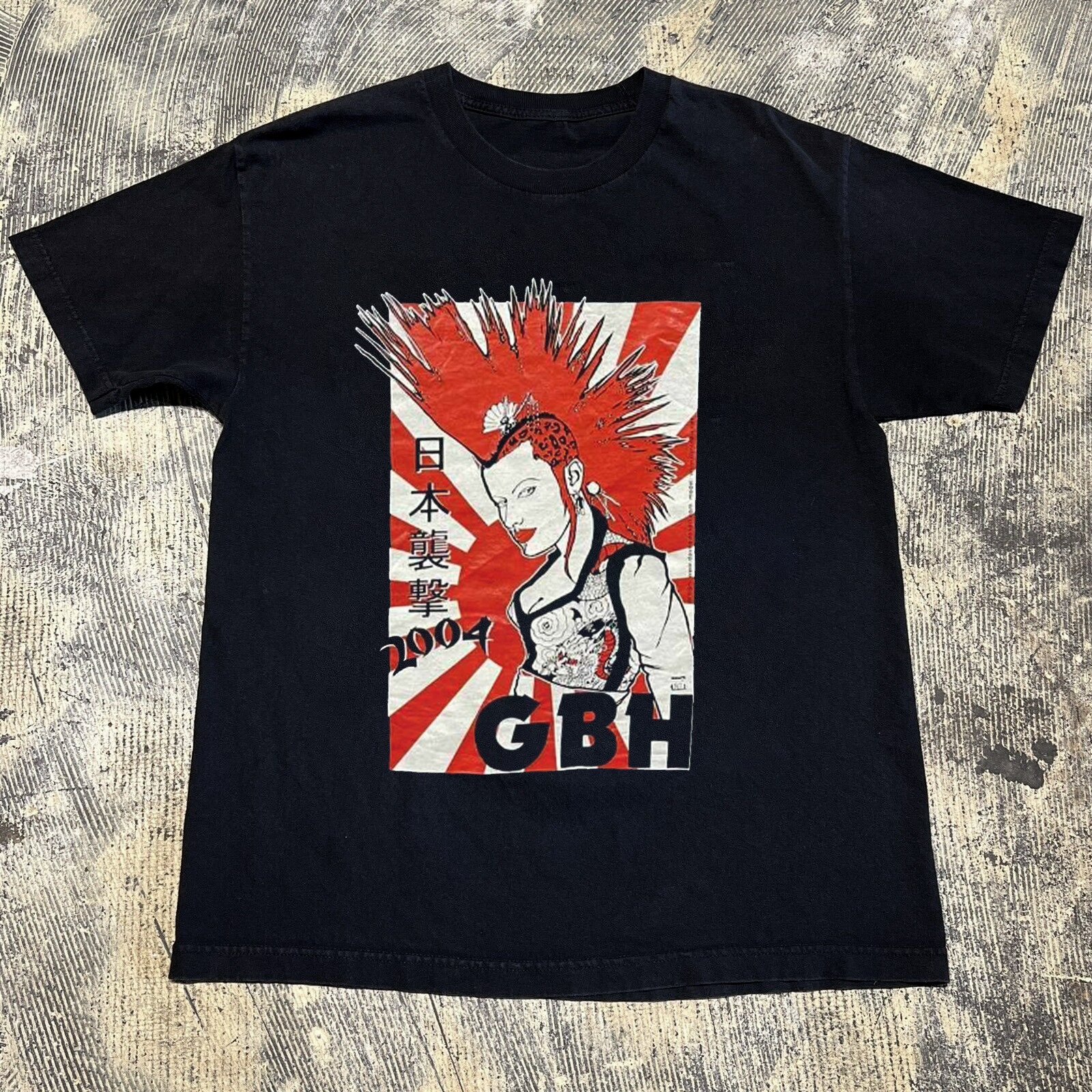 VTG GBH Band Gift Fans Short Sleeve 90s Black All Size Shirt YA34 gallery