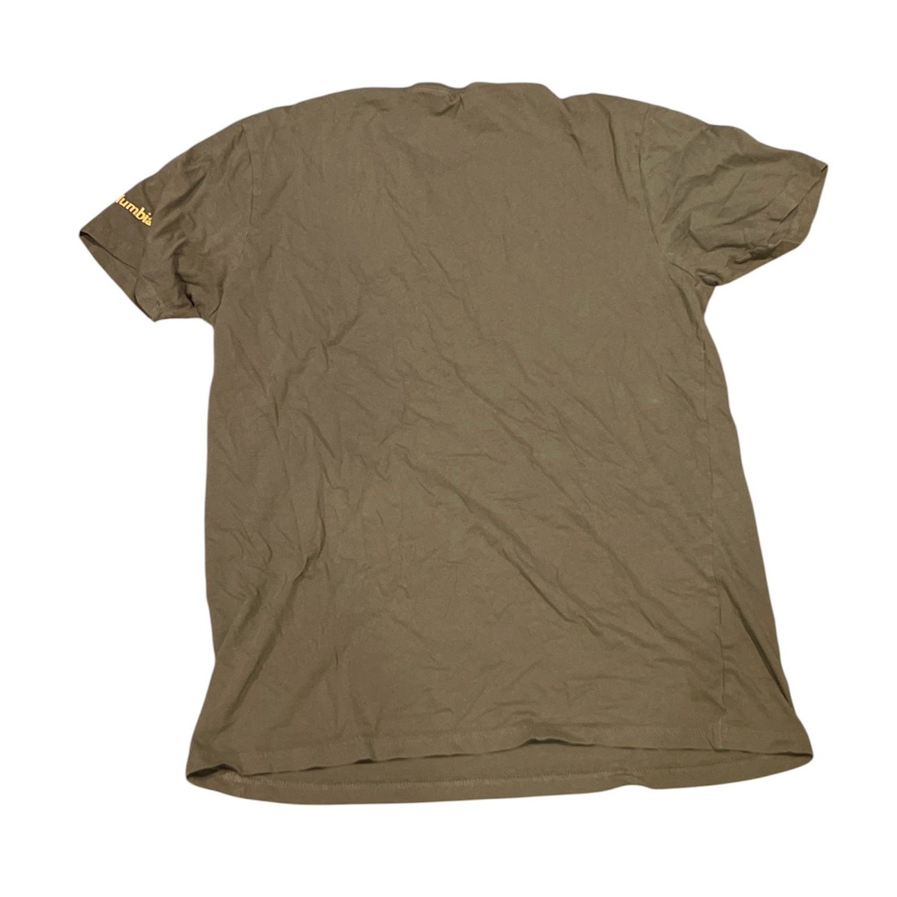 Columbia Green Shirt Medium Hiking Camping Outdoor Tee Casual Graphic Logo gallery
