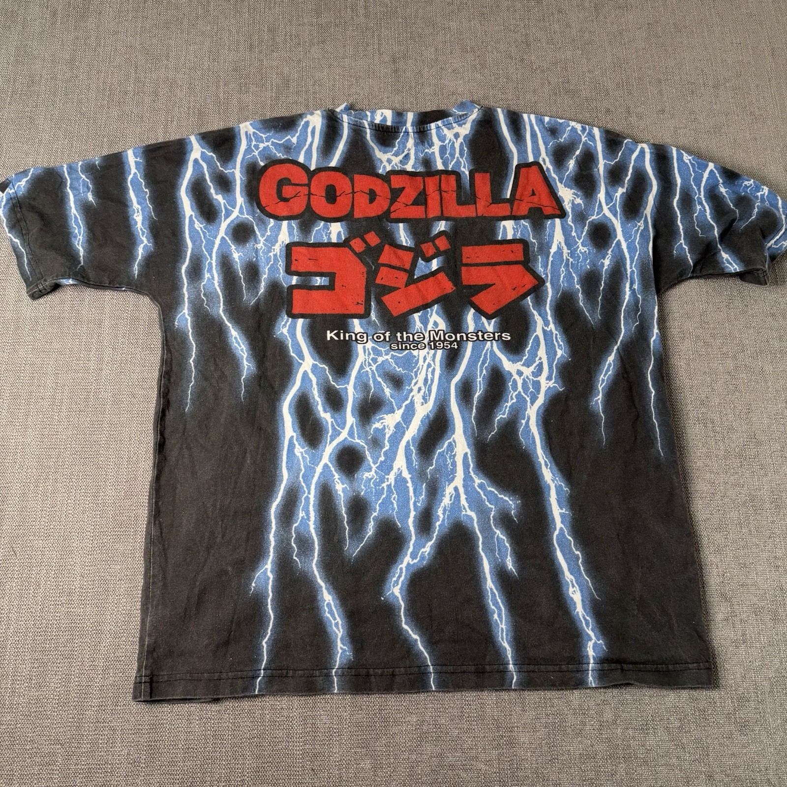 Godzilla Lightning Shirt Medium BoxLunch Exclusive King of the Monsters Japanese gallery