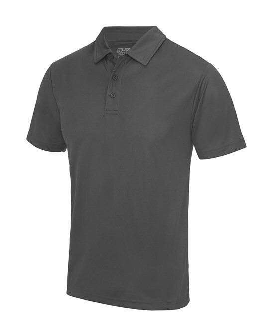 Just Cool Awdis Polo T-shirt Plain Casual Short Sleeve 100% Polyester JC040 gallery